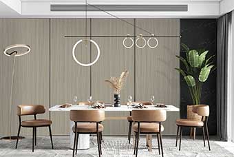 西安轻奢风格-餐厅