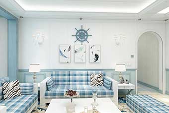 西安地中海风格-客厅