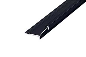 西安航空纤维墙咔铝合金阳角线（哑黑氧化）