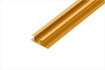 西安航空纤维墙咔铝合金带灯中条（钛金氧化）