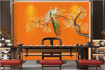 西安森佰汇航空纤维墙咔（春花秋月）