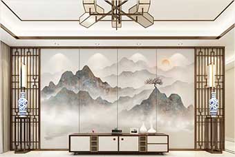 西安森佰汇航空纤维（山水画系列）