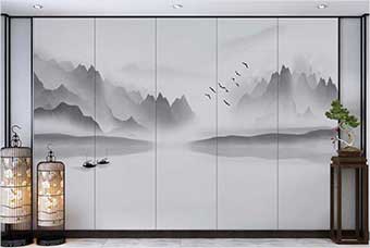 西安森佰汇航空纤维（山水画系列）